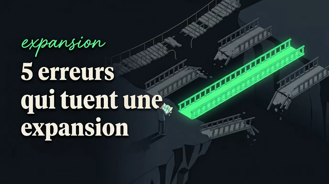 Les 5 erreurs qui tuent une expansion de PME (et comment les éviter)