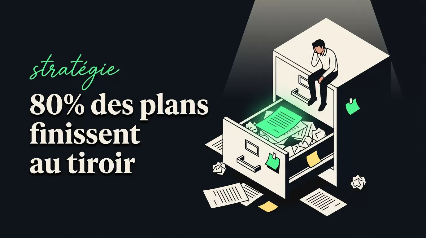 Planification stratégique PME : pourquoi 80% des plans finissent dans un tiroir